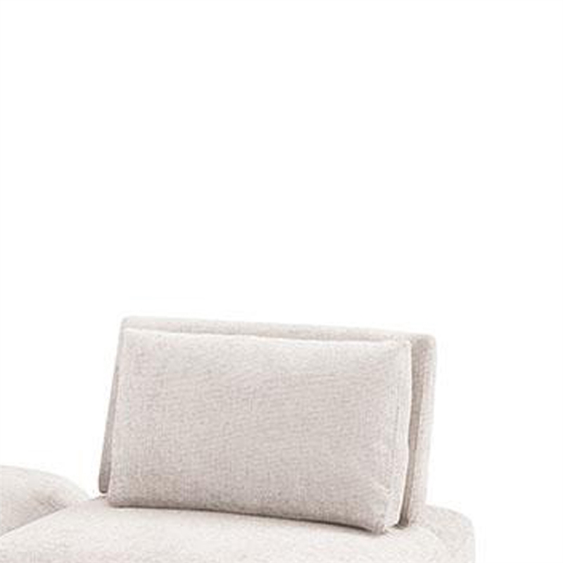 Stavan Modular Curved 2 Seater Sofa- Light Brown Adjustable Seat Depth