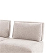 Stavan Modular L Sectional Sofa- Light Brown Boucle- Adjustable Backs