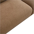 Oliver 2pc Sofa and Loveseat Set- Round Sloped Arms- Soft Brown Boucle