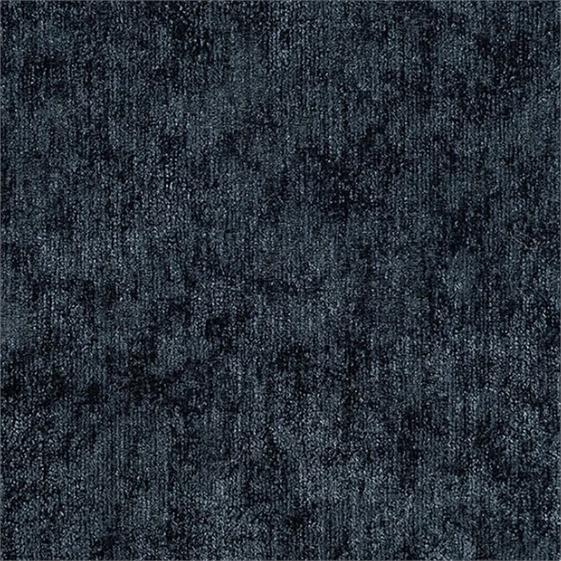 Oliver 2pc Sofa Loveseat Set- Round Sloped Arms- Soft Black Chenille