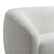 Oliver 2pc Sofa and Loveseat Set- Round Sloped Arms- Soft White Boucle