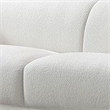 Oliver 2pc Sofa and Loveseat Set- Round Sloped Arms- Soft White Boucle