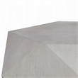 Hano Coffee Table-White Rubberwood-50 Inch-Geometric Plinth Base