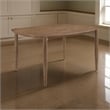 Dora Dining Table-63 Inch Oval Top-Tapered Legs-Walnut Brown Solid Wood