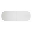 Antoine Dining Table-Double Pedestal-84-120 Inch Antique Pearl White