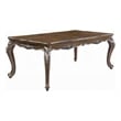 Maver Extending Dining Table-Silver Carved Antique Oak-80-96 Inch