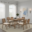 Billie Dining Table-Walnut Brown Veneer Hardwood-Rectangular 71 Inch