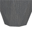 Cinti Accent Side Table-Gemstone Shape-Natural Gray Mango Wood