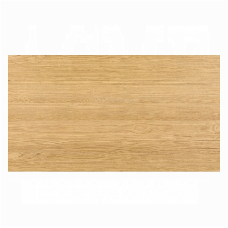 Arnold Coffee Table-Natural Brown Wood Frame-Rectangular 53 Inch