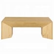 Arnold Coffee Table-Natural Brown Wood Frame-Rectangular 53 Inch