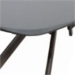 Ziva Dining Table-3D Cut Edge-Black Solid Wood 83 Inch Rectangular