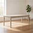 Rozie 72-90 Inch Extendable Dining Table-Farmhouse Light Oak Brown