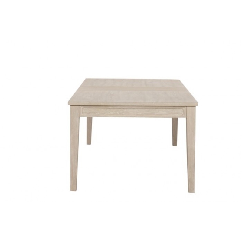 Rozie 72-90 Inch Extendable Dining Table-Farmhouse Light Oak Brown