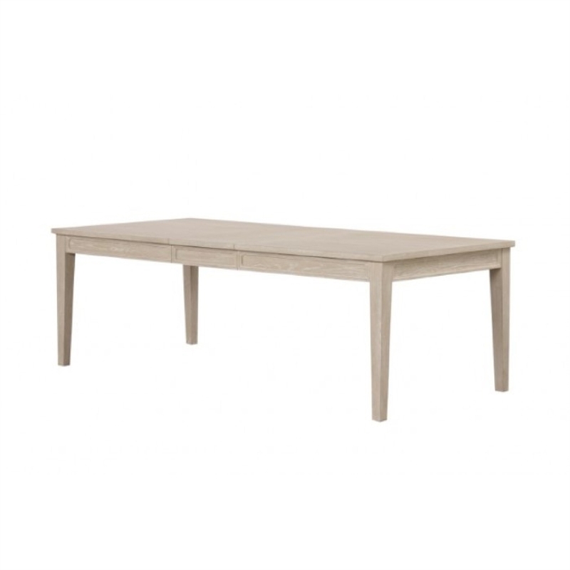 Rozie 72-90 Inch Extendable Dining Table-Farmhouse Light Oak Brown