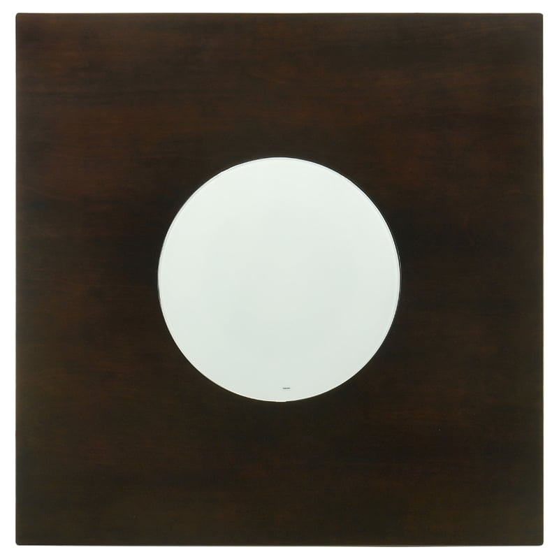 Uric Counter Height Dining Table w Wine Storage-4 Lattice Chairs-Brown