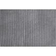 Lio 2pc XL Sectional Sofa with Chaise- 5 Throw Pillows- Gray Corduroy