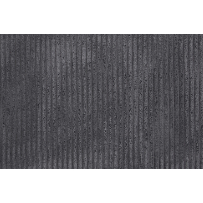 Zeo 2pc Oversize Sectional Sofa and Chaise- 4 Pillows- Gray Corduroy