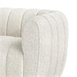 Hery Sofa- 83 Inch- White Boucle- Vertical Channel Tufted Details