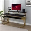 Vion 71 Inch Music Producer Desk for Computer- Black- 3 Tier Shelves