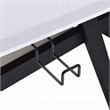 Vion 71 Inch Music Producer Desk for Computer- White- Keyboard Tray