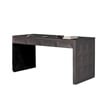 Kizie Writing Desk- 4 Drawers- Black Rubberwood- Rectangular 60 Inch