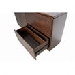 Vyva Sideboard Buffet Console- Walnut Brown Rubberwood- 71 Inch