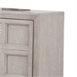 Diaz Sideboard Buffet Console- 3 Doors- Sunburst Pattern- Light Gray