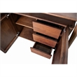 Viki Sideboard Buffet Console- Drawers and 4 Doors- Brown Wood 83 Inch