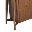 Viki Sideboard Buffet Console- Drawers and 4 Doors- Brown Wood 83 Inch