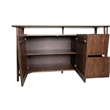 Ziva Sideboard Buffet Console- 2 Drawers and Doors- Brown Wood 67 Inch