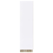 Aton Bookcase-Multiple Shelves and Compartments-Distressed White