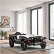 Randy SUV Twin Bed with Lights- Sound Effects- Black Faux Leather