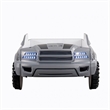 Tonie Truck Twin Bed- Interactive Lights and Sound Effects- Gray ABS