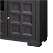 Kizie TV Stand Cabinet- Storage Drawers- Modern Black Wood- 72 Inch
