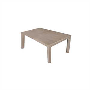 Kizie Dining Table- 94-118 Inch Extendable Top- Tawny Brown Rubberwood