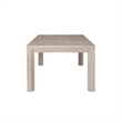 Kizie Dining Table- 94-118 Inch Extendable Top- Tawny Brown Rubberwood