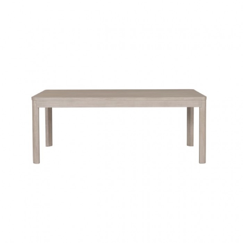 Giva Dining Table- Farmhouse Rectangular Natural Brown Wood 78 Inch