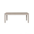 Giva Dining Table- Farmhouse Rectangular Natural Brown Wood 78 Inch