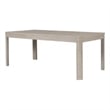 Giva Dining Table- Farmhouse Rectangular Natural Brown Wood 78 Inch