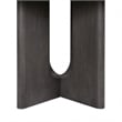 Zoko Square Counter Height Dining Table- Pedestal Base- Ash Gray Wood