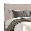 Reham King Bed- Rounded Edges- White Wash Brown Solid Rubberwood Frame