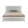 Joho King Size Bed- Luxury Beige Diamond Button Tufted Upholstery