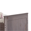 Mari Twin Captain Bed with Drawers- Rustic- Brazilian Pine- Wood- Gray
