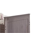 Mari Twin Captain Bed with Drawers- Rustic- Brazilian Pine- Wood- Gray
