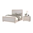 Kizie 5pc Queen Bedroom Set- Chest- XL Nightstand- Tawny Brown Gray