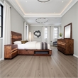 Zeko 4pc Queen Bedroom Set with Storage- Live Edge Smoky Walnut Brown