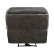 Tony 40 Inch Power Recliner Chair- Gray Microfiber- Solid Wood- USB Port