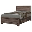 Bello 5pc Queen Bedroom Set with Bed Storage- Washed Taupe Brown