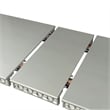Ada 7pc Dining Table and Chair Set- 72-90 Inch Extendable Top- Gray