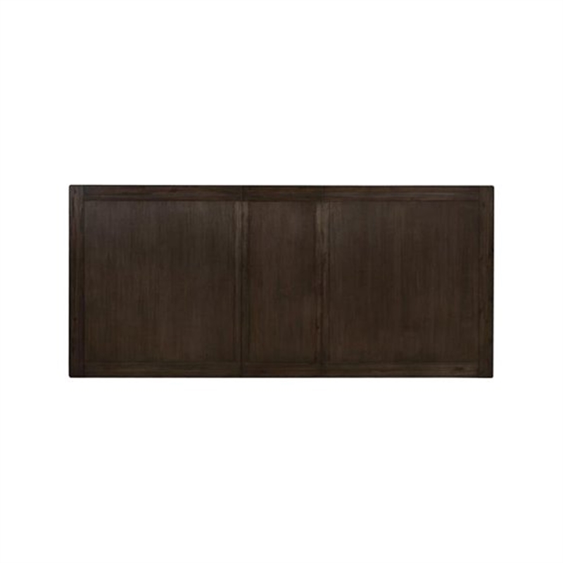 Kely 6pc Dining Table- Chair and Bench Set- Extendable Top- Brown Gray